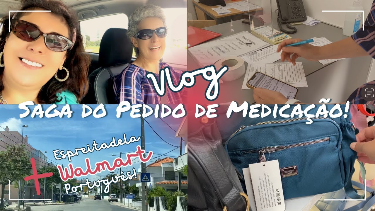 #vlog em #almada | saga de pedido de medicação +espreitadela  #walmart #portugues✌️🤩!