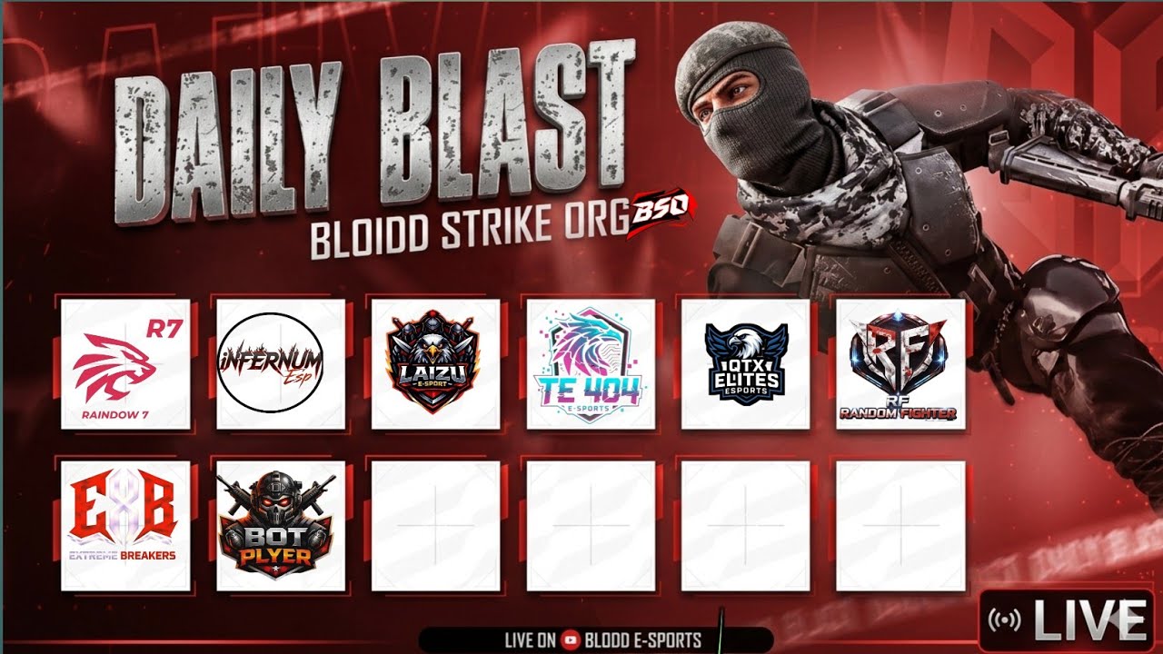 [🚨LIVE🚨] BLOOD STRIKE ORG DAILY BLAST! 10PM