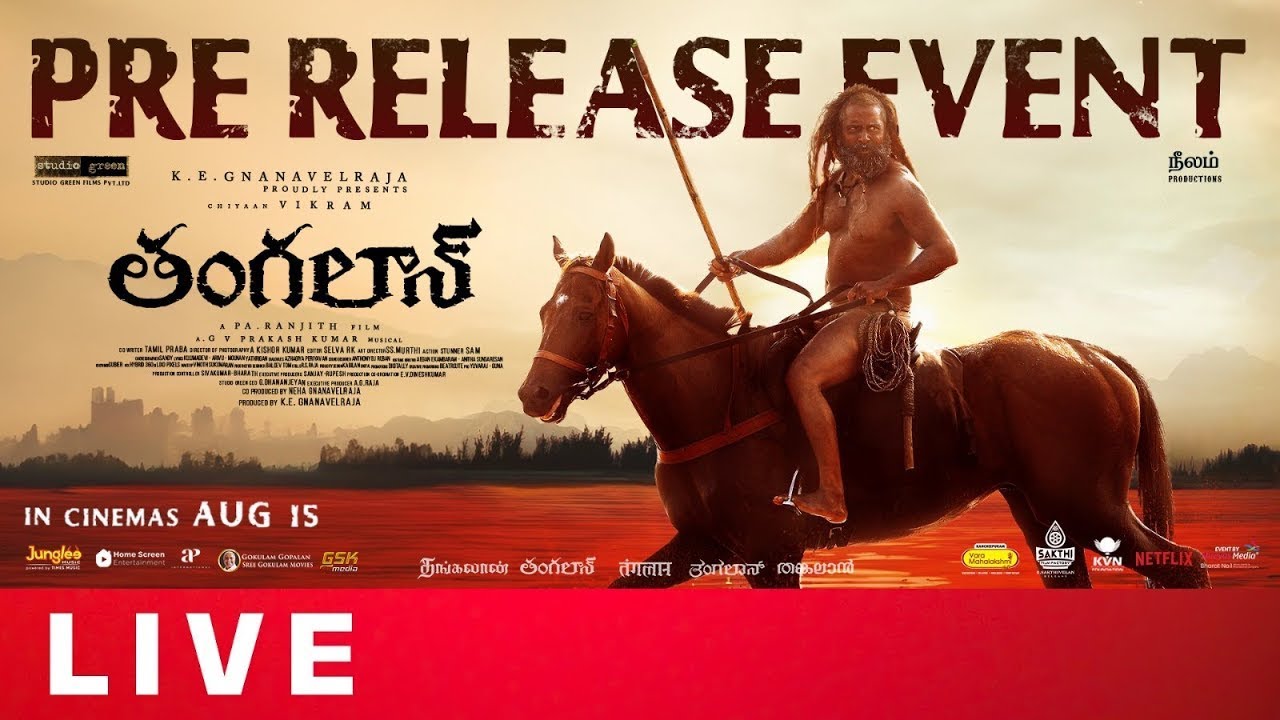 LIVE: #chiyaanvikram 's #thangalaan Pre Release Event | Vikram | Pa Ranjith | CInema Zindagi