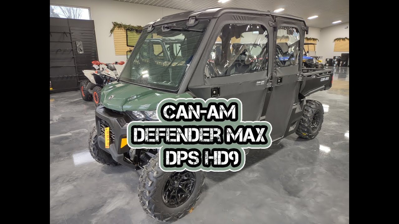 2022 Can-Am Defender Max DPS HD9 with Accessories!