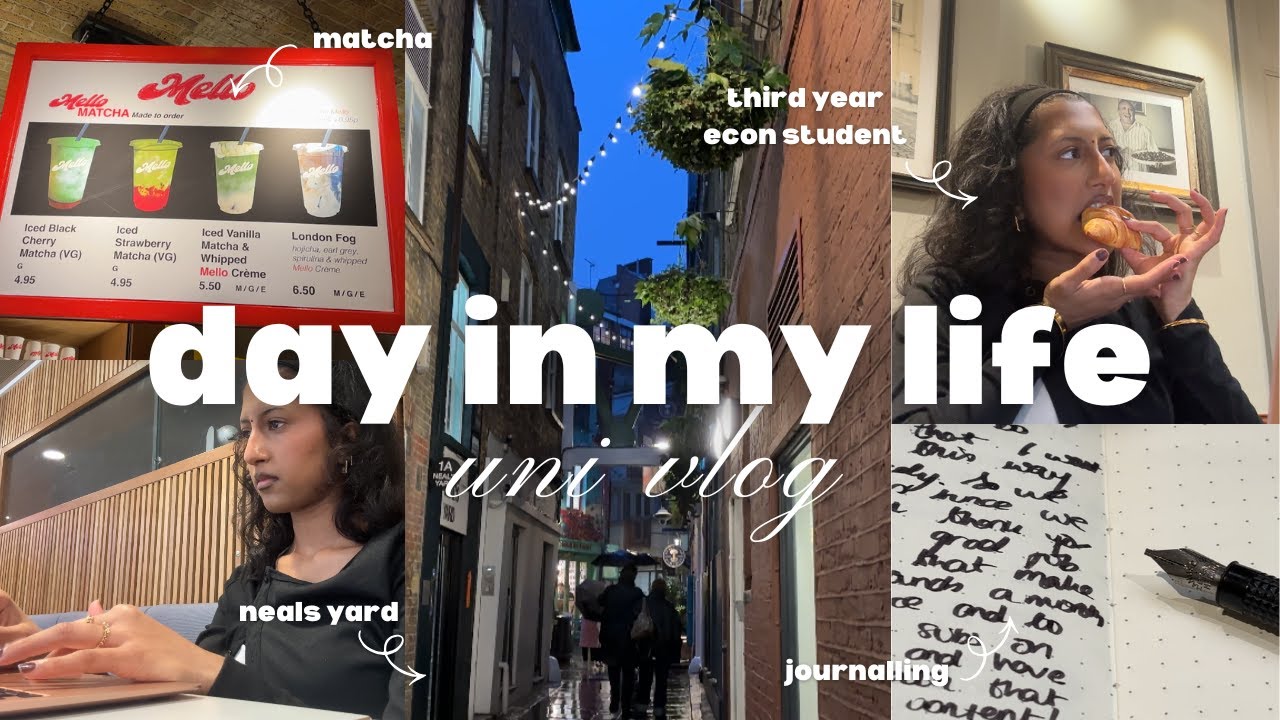 uni vlog 🐞📚 a balanced day in my life: cafe • uni • market
