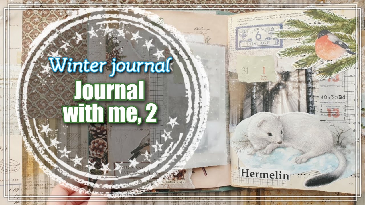 Winter junk journal (Journal with me 2)