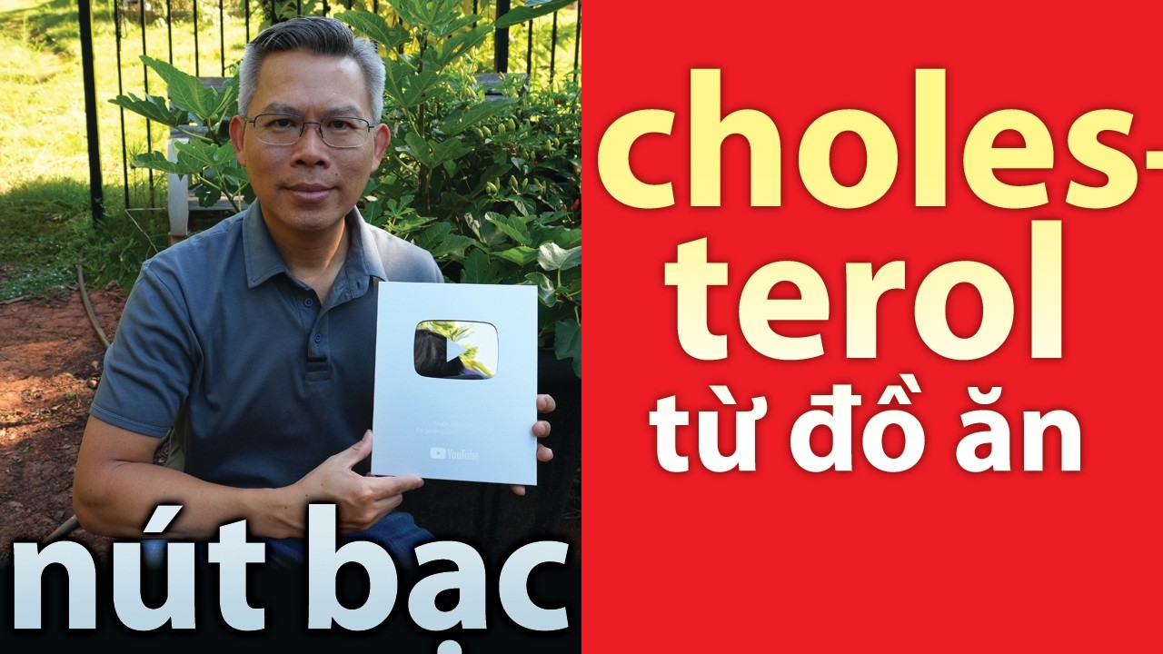 CHOLESTEROL từ đồ ăn có làm tăng mỡ máu? Nút bạc & lời cảm tạ.