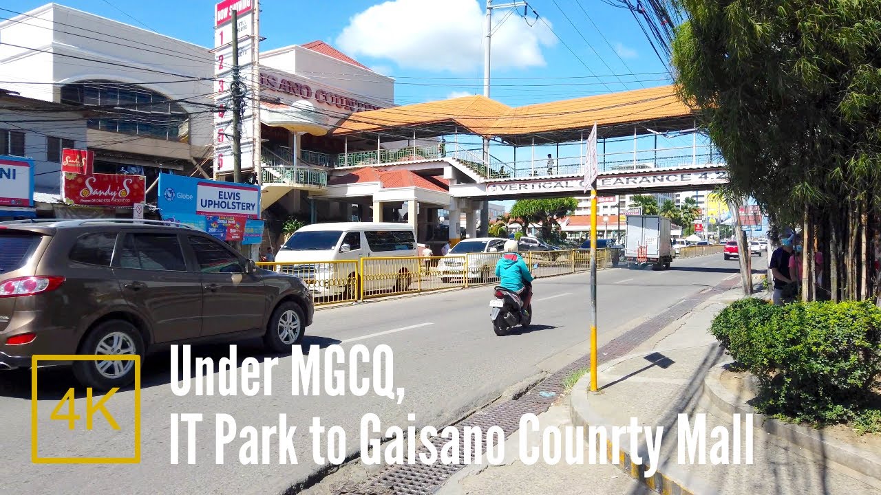 IT Park to Gaisano Country Mall, Cebu, Philippines, Under MGCQ【4K】