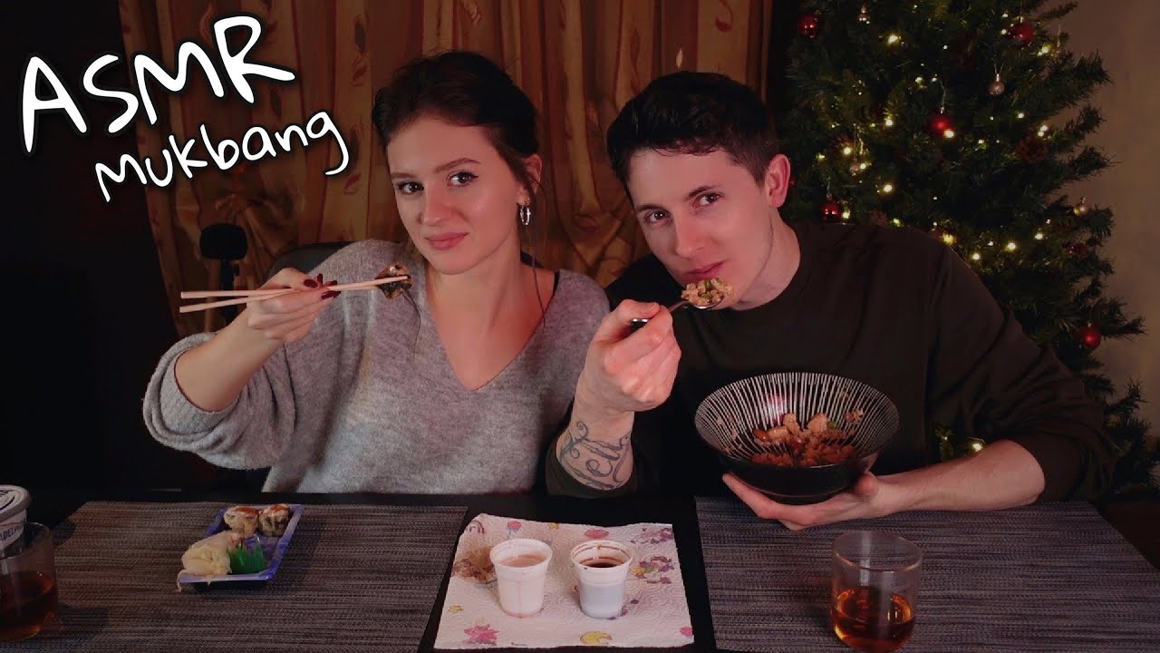 ASMR Mukbang Sushi 🍣 Eating & Chiacchiere Con Il Mio Ragazzo 😍 Italian Whispering 🇮🇹