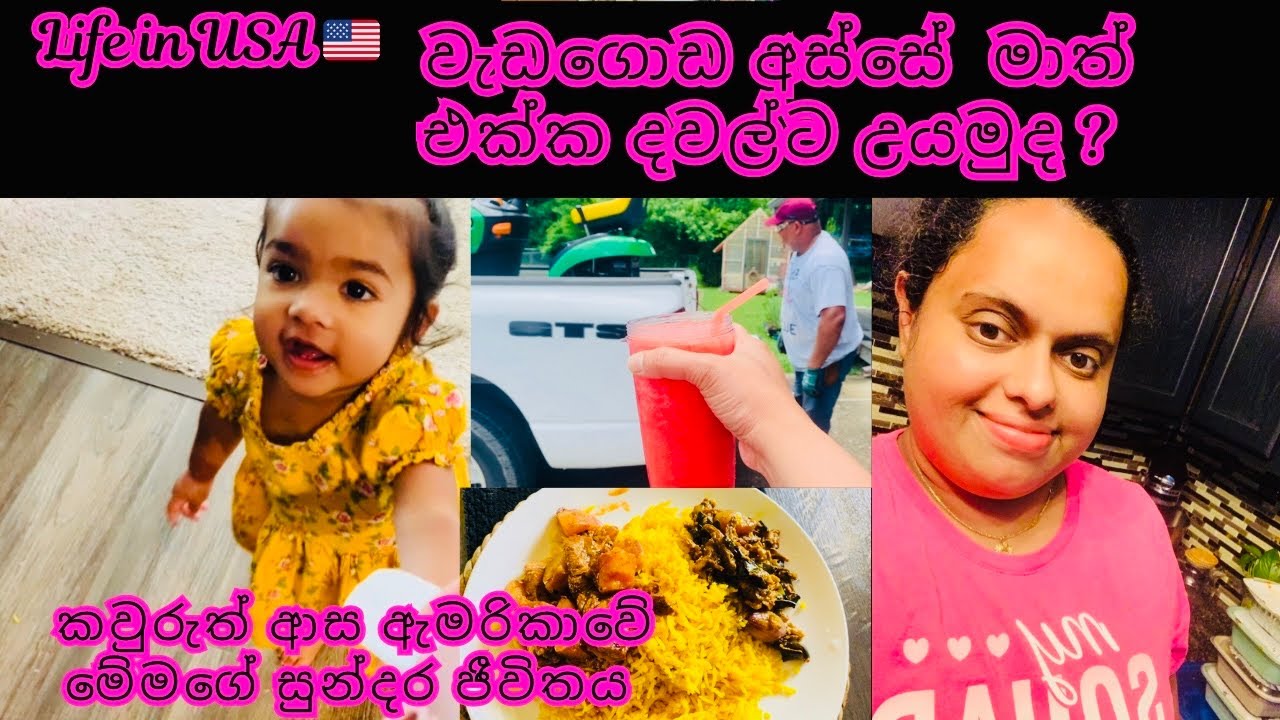 ඇමරිකාවේ මාත් එක්ක දවල්ට උයමුද🤗😋| American Village Simple lifestyle| life In USA