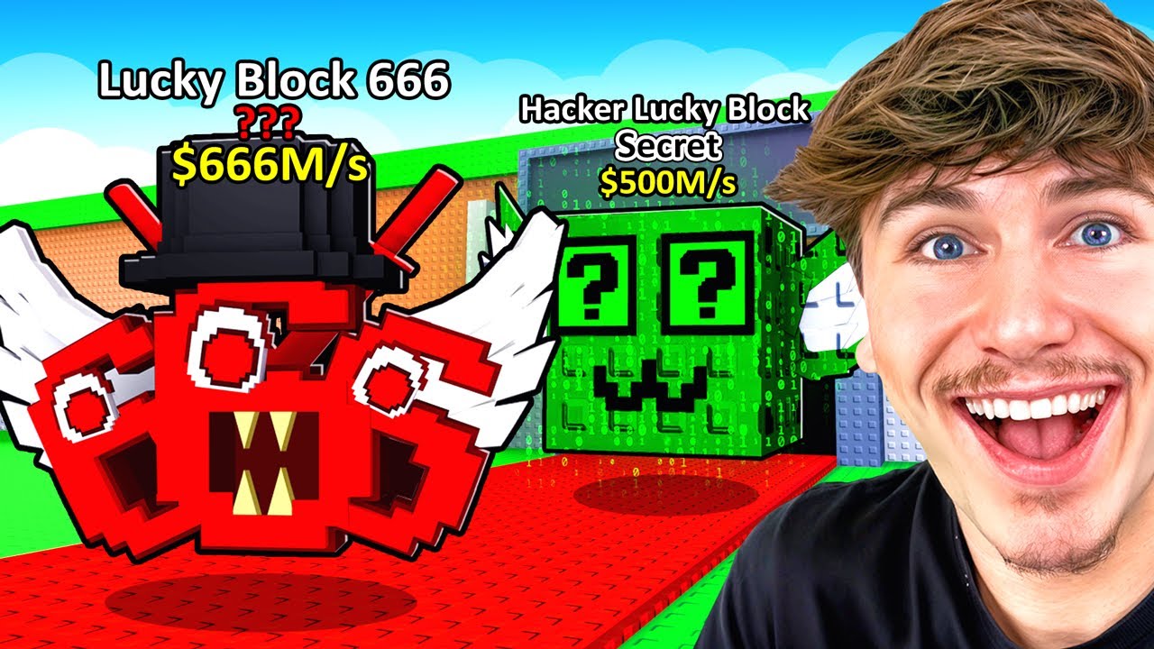 J’AI OUVERT 100 LUCKY BLOCK BANNIE SUR STEAL A BRAINROT !! (Incroyable)