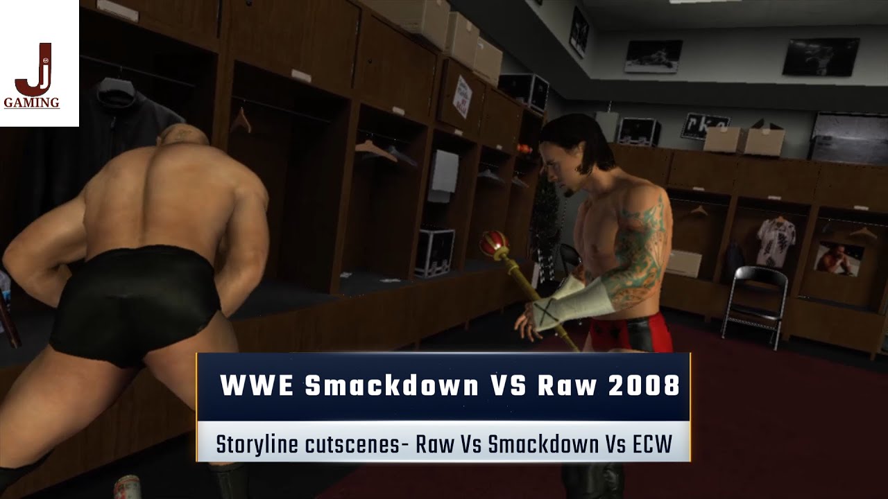 WWE Smackdown VS Raw 2008 Сезонный режим Raw Vs Smackdown Vs ECW сюжетные кат-сцены