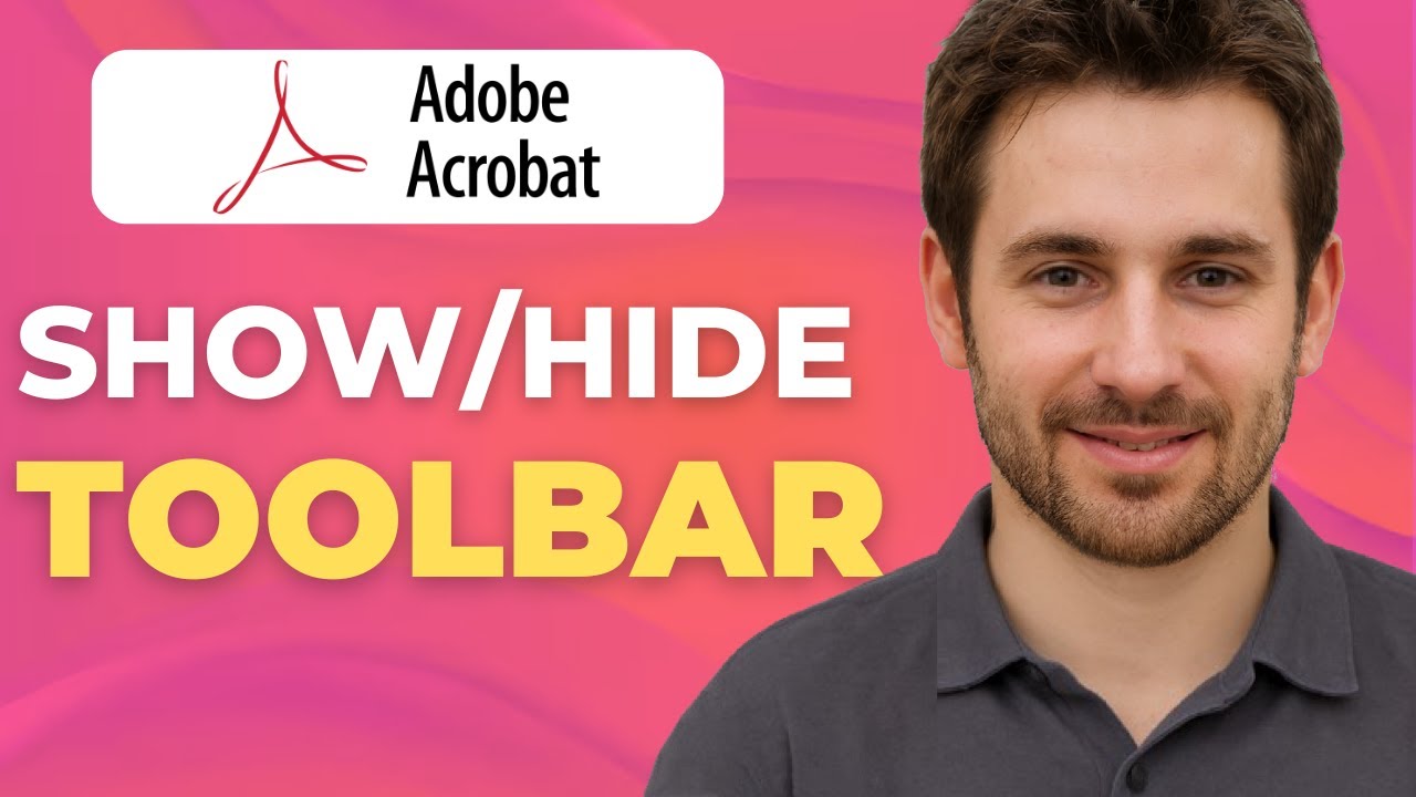 How to Show or Hide the Toolbar in Adobe Acrobat Pro