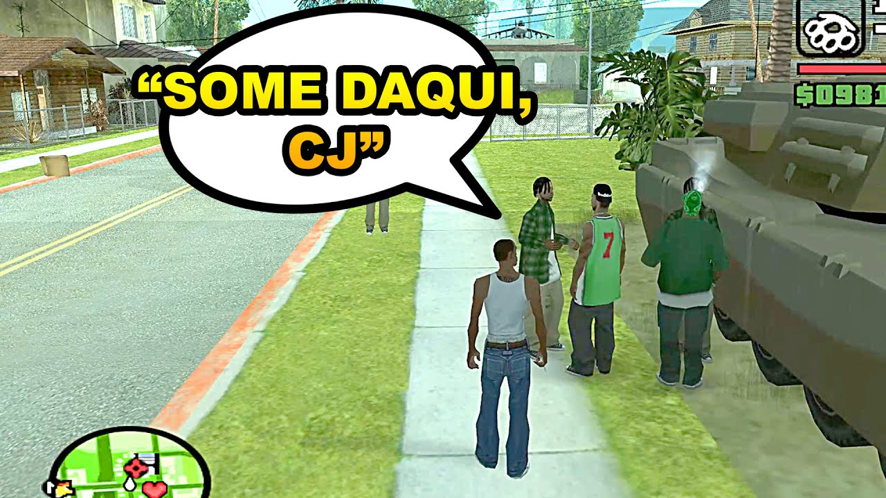 GTA SA - VOCE NEM IMAGINA O QUE OS NPCS DO GAME FALAM!