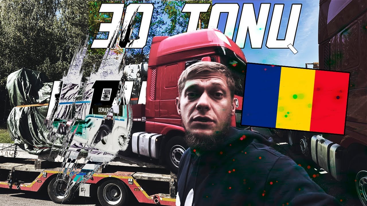 30 tonų sveriantį variklį vežame į Rumuniją, Konstancą.