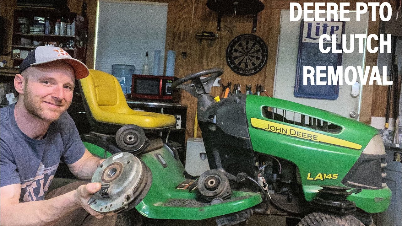 John Deere PTO Clutch Removal and Replacement Video LA145, 3 MINUTES!