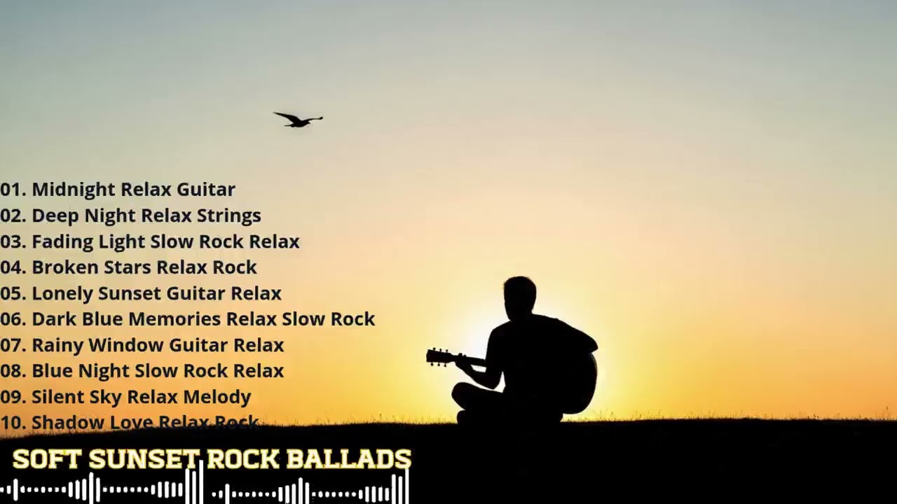 Midnight Romantic Slow Rock _  Soft Emotional Rock Ballads | Relaxing Night Music Playlist