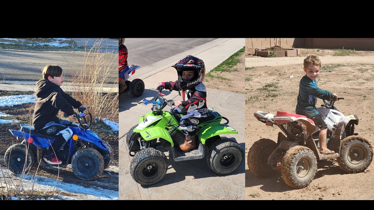 Electric ATV Performance Comparison: Rosso Motors Equad T, Razor Dirt Quad, eBully 36v
