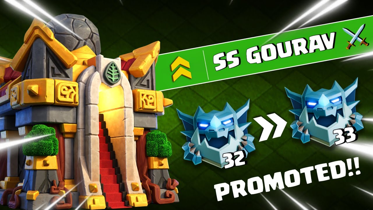 Promote to e33 🔥 with this insane army + base link in description #clashofclans 