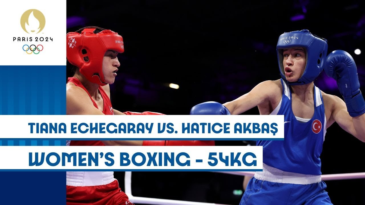 🇦🇺 Tiana Echegaray vs. Hatice Akbas 🇹🇷 | Women's Boxing 54kg | #Paris2024 Highlights