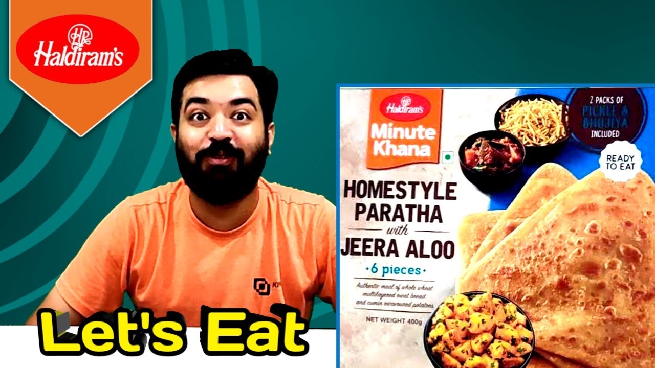 Trying Haldiram Homestyle Paratha With Jeera Aloo | Haldiram's Frozen Food Review |