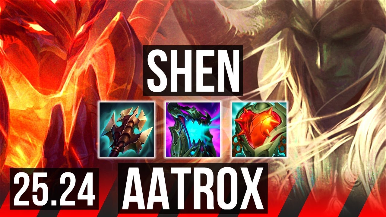 SHEN vs AATROX (TOP) | Good KDA: 7/1/15 | KR Grandmaster | 25.24