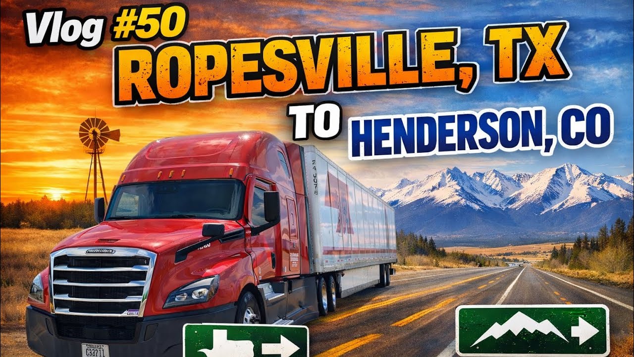From Texas Heat to Colorado Mountains! Vlog 50 | Trucking With The Hook