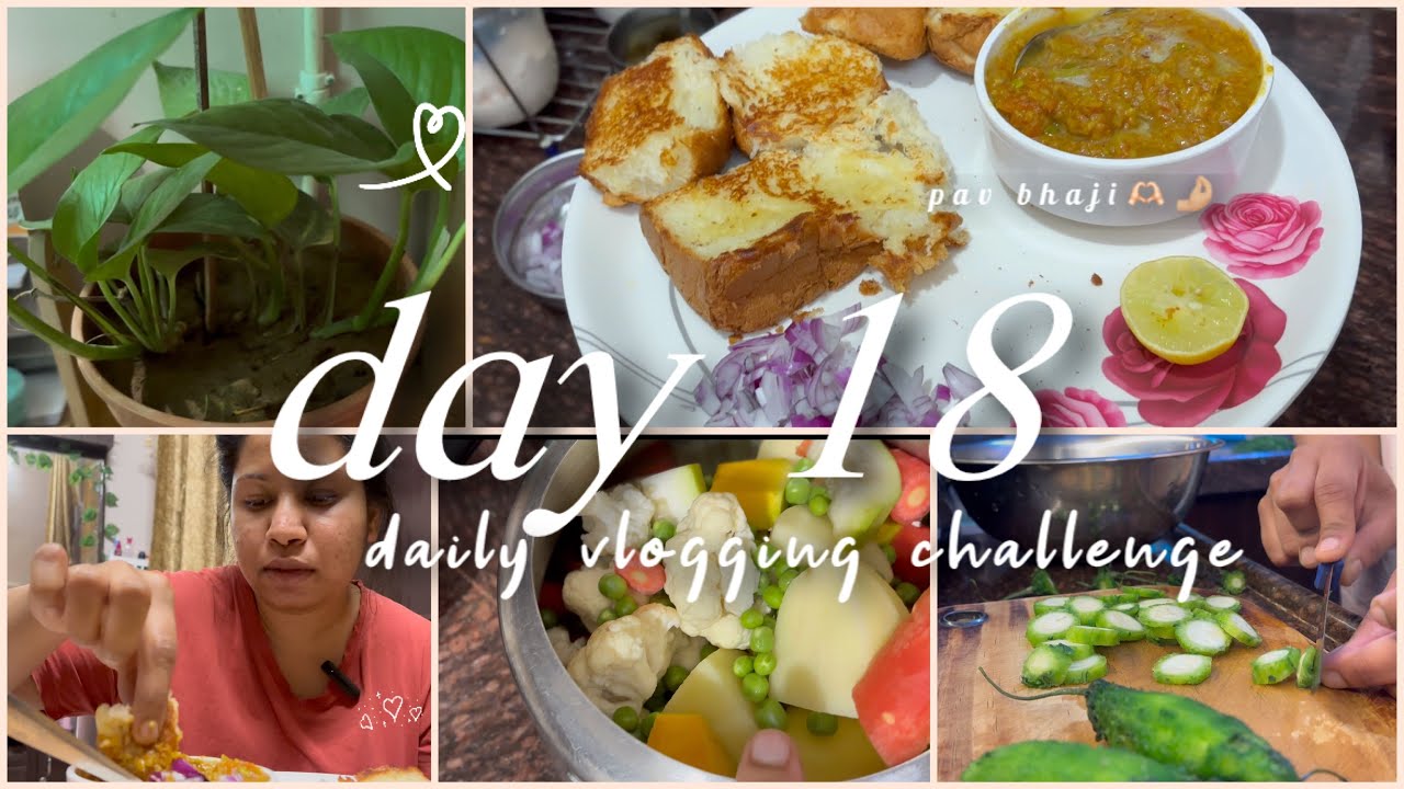 18/365 day Paav bhaji Living in Jaipur #aestheticvlog #dailyvlog #dayinmylifevlog #whatieatinaday 