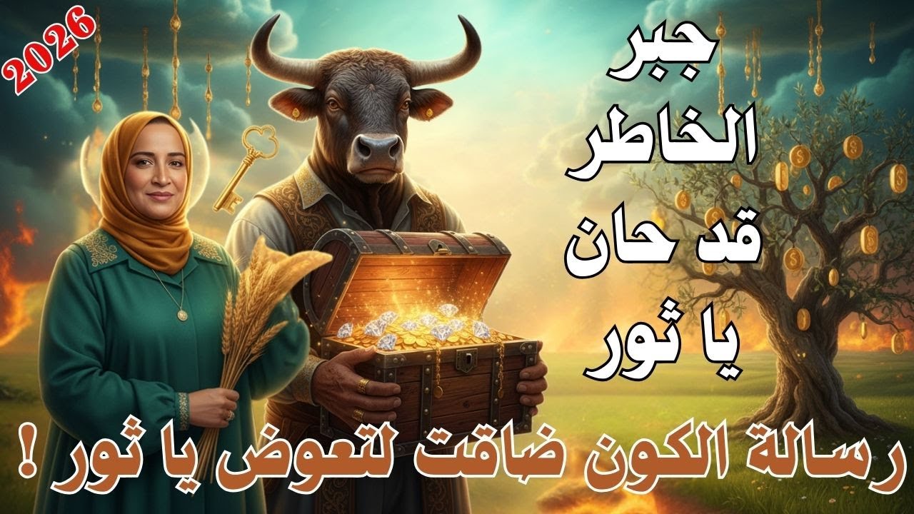 رسالة الكون الكبرى لبرج الثور2026هناء عبد الله تطبطب على قلوبٍ كسرها الفقر وغدر الأمان وخيانة العهود