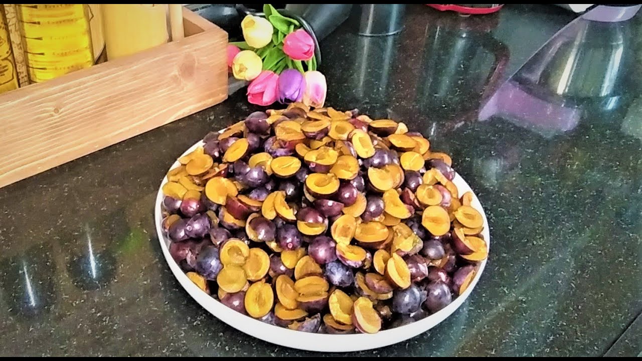 MÜRDÜM ERİĞİNDEN ERİK REÇELİ 💯TAM KIVAMINDA AZ ŞEKERLİ BOL LEZZETLİ REÇEL TARİFİ👌👌