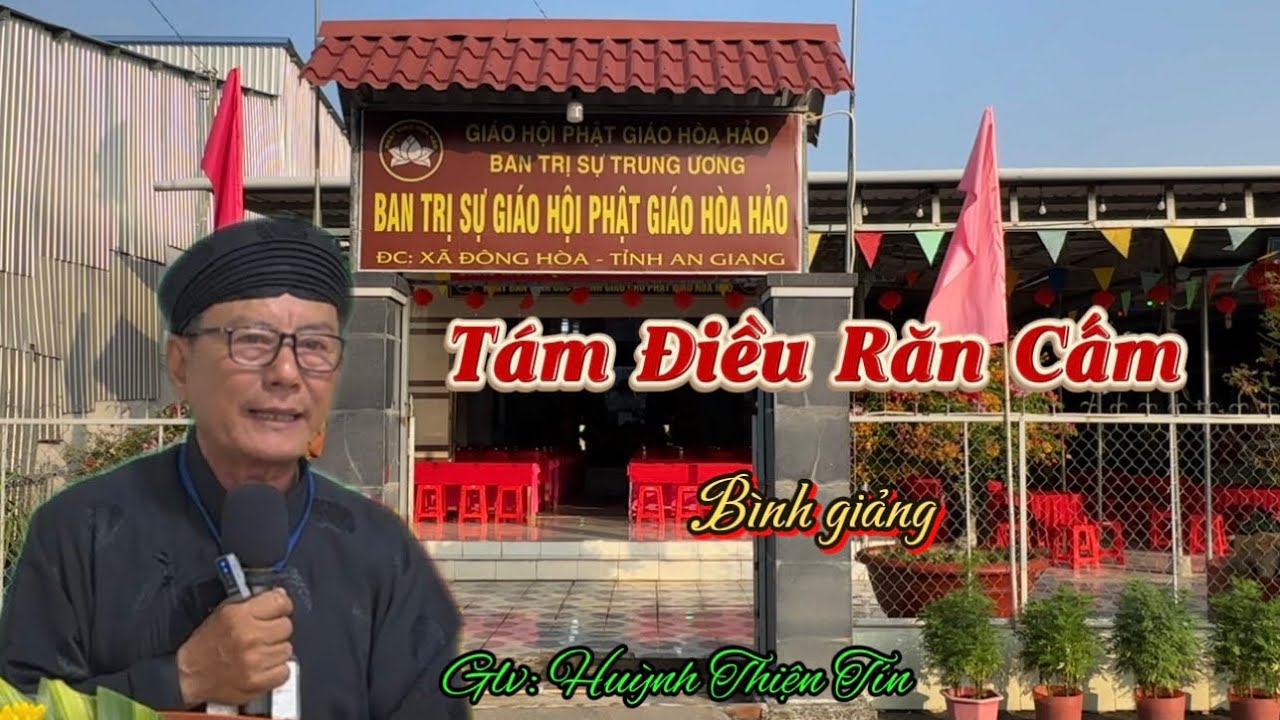TÁM ĐIỀU RĂN CẤM, Glv: Huỳnh Thiện Tín, bình giảng. @Ngocphuockg. #pghh #thuyetgiang 