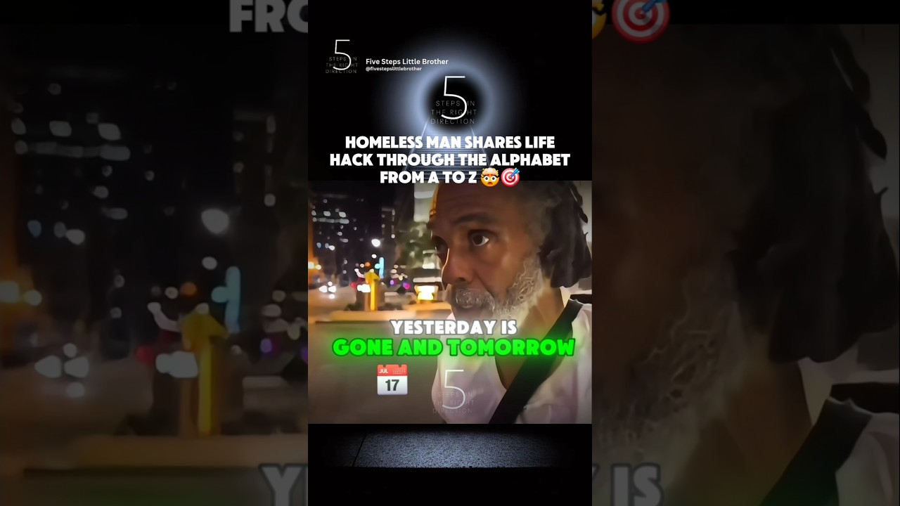 Бездомный делится лайфхаком по знанию алфавита от А до Я 🤯 🎯