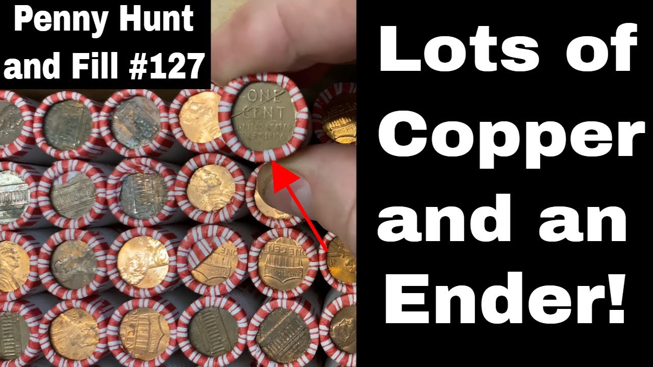 Lots of Copper Pennies - Penny Hunt and Fill #127