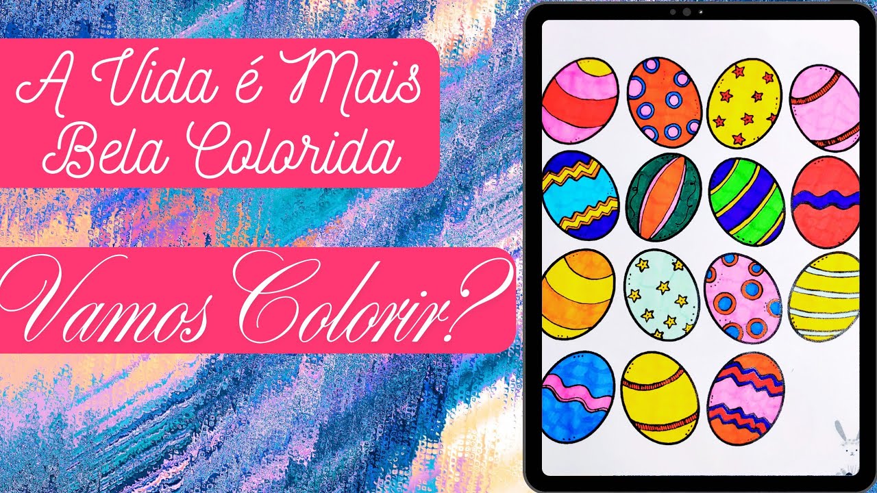 Coloreando o dia está ao vivo!