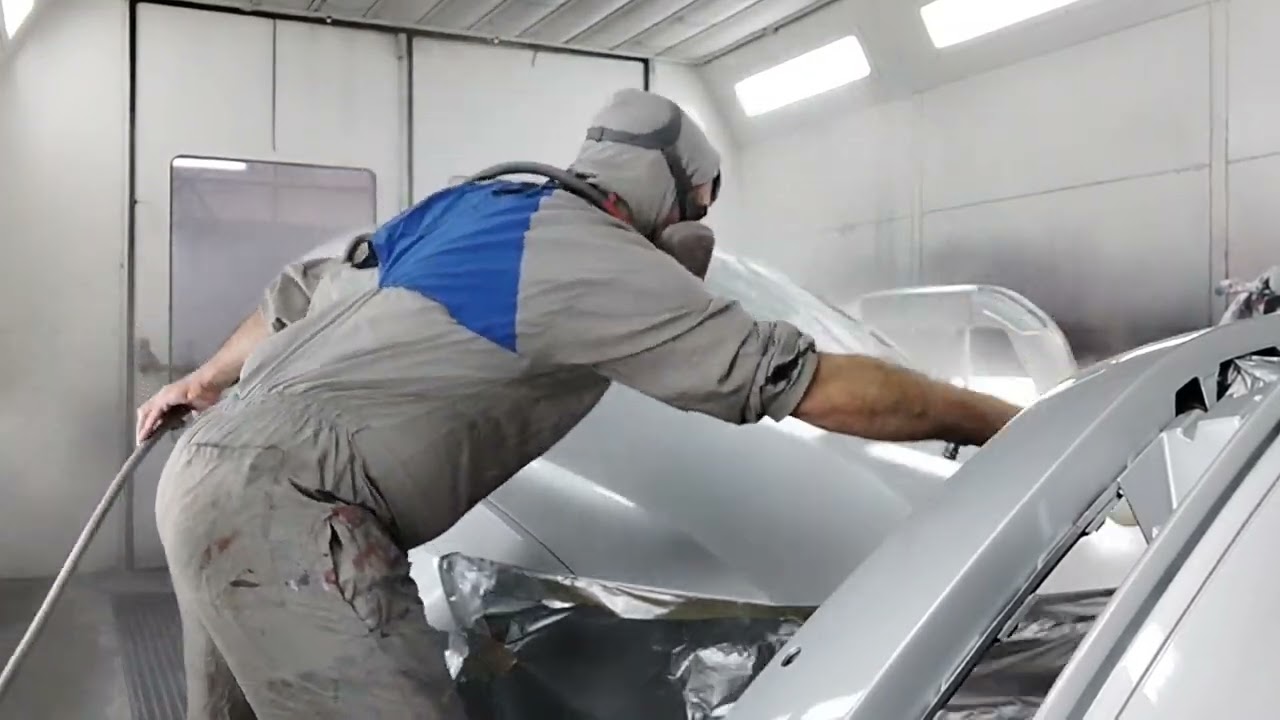 Painting Excellent clear coat R-M BASF Iwata WS 400 classic SATA HVLP 5000 Glasurit base 90-line