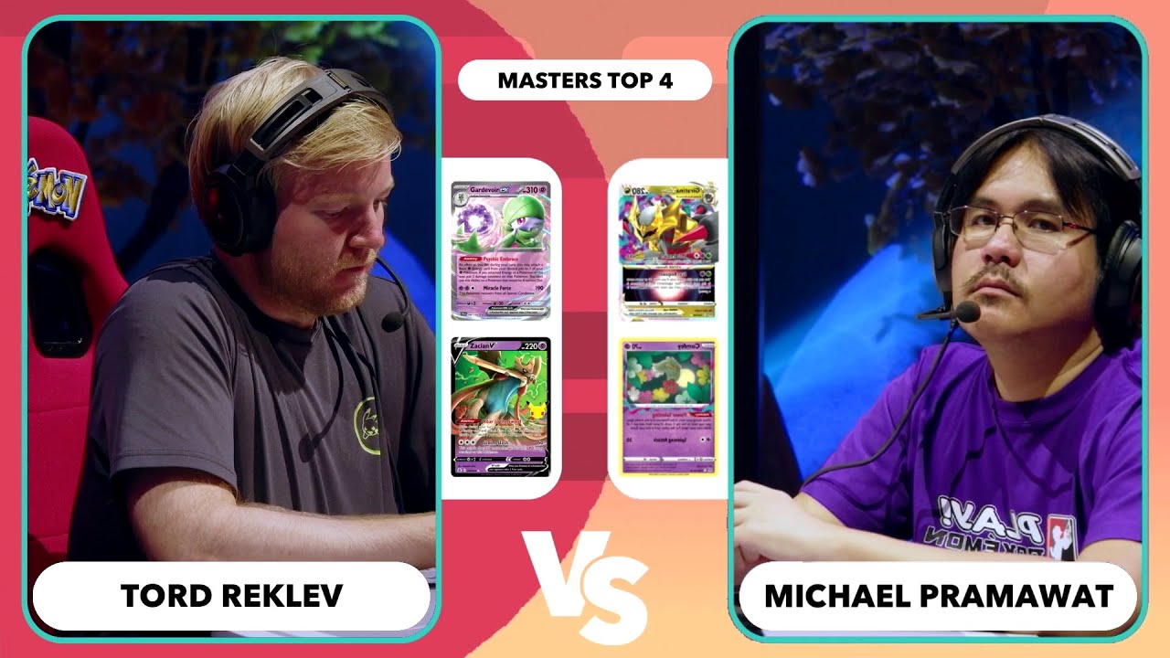 TOP4 Tord Reklev Vs Michael Pramawat 2023 Pokémon World Championship
