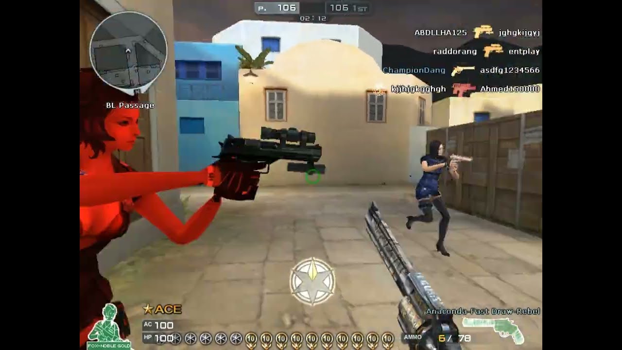 Crossfire West: MultiKill with Anaconda-Fast Draw-Rebel Free For All Gameplay - Champion Dang