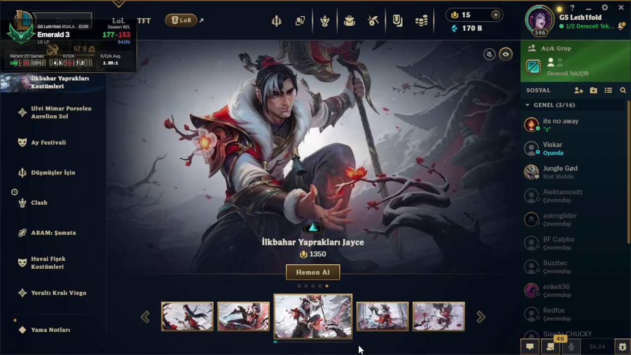 #leagueoflegends Elo Kasmaca - EUW Zümrüt Elo