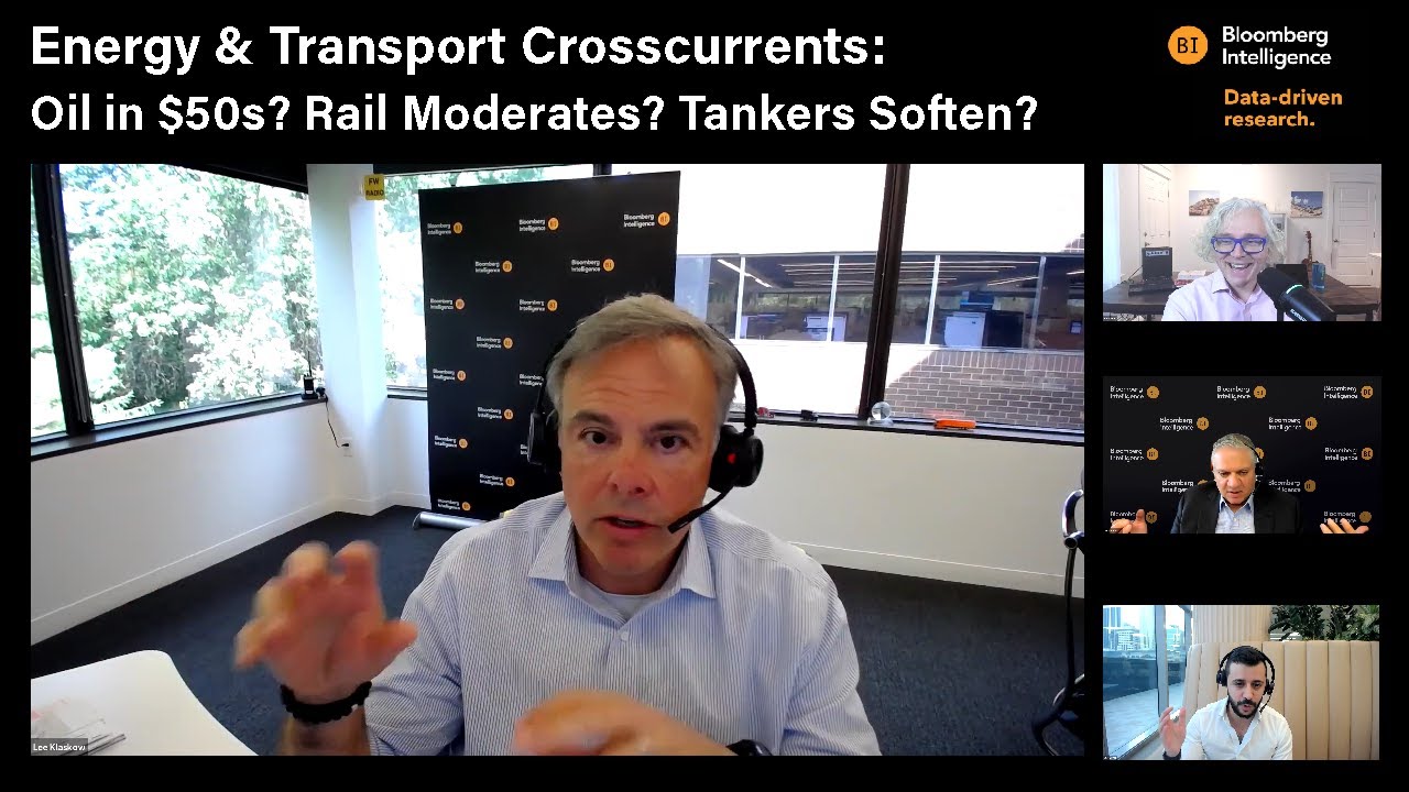 Energy & Transport Crosscurrents: Oil in $50s? Rail Moderates? Tankers Soften?