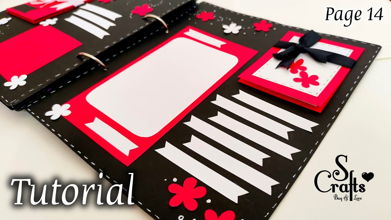 Scrapbook Tutorial  ✂️ Page 13 handmade birthday card ideas | paper crafts | diy scrapbook ideas