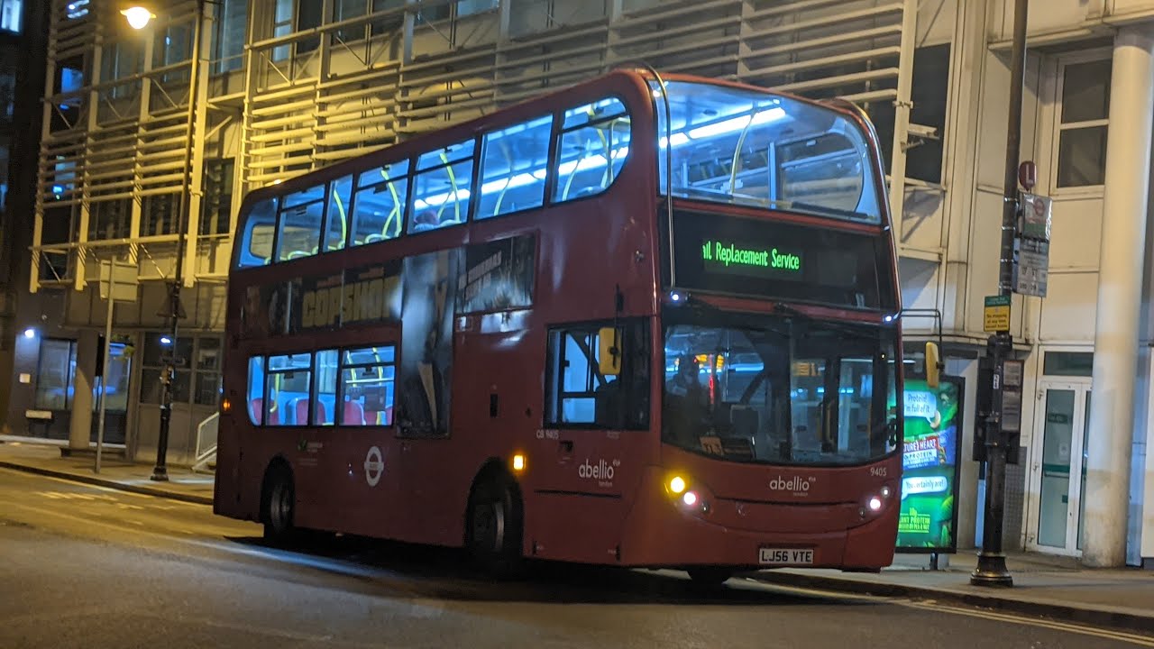 Route Visual | Tram Replacement TR3: Wimbledon Stn To New Addington | Abellio London 9405 (LJ56VTE)
