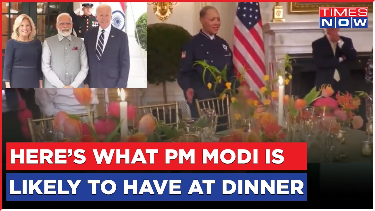 PM Modi-Joe Biden's Lunch Menu Disclosed By First Lady For White House State Dinner | English News