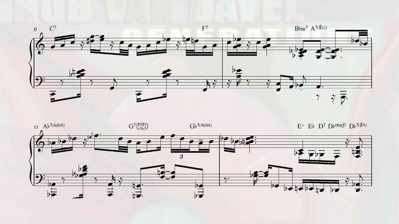 Rob van Bavel - Thanks For Waiting [ Transcription ]