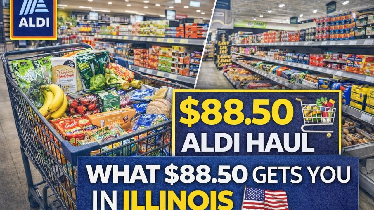 🇺🇸BIG Aldi Grocery Haul | What $88.50 Gets You in Illinois 🛒🇺🇸