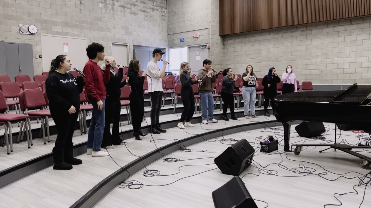 Citrus College Vocal Jazz - Scarborough Fair - Rehearsal Clips - Spring 2023