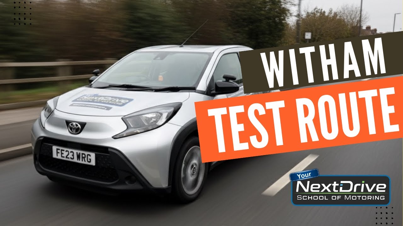 Witham Driving Test Route 18/8/2025