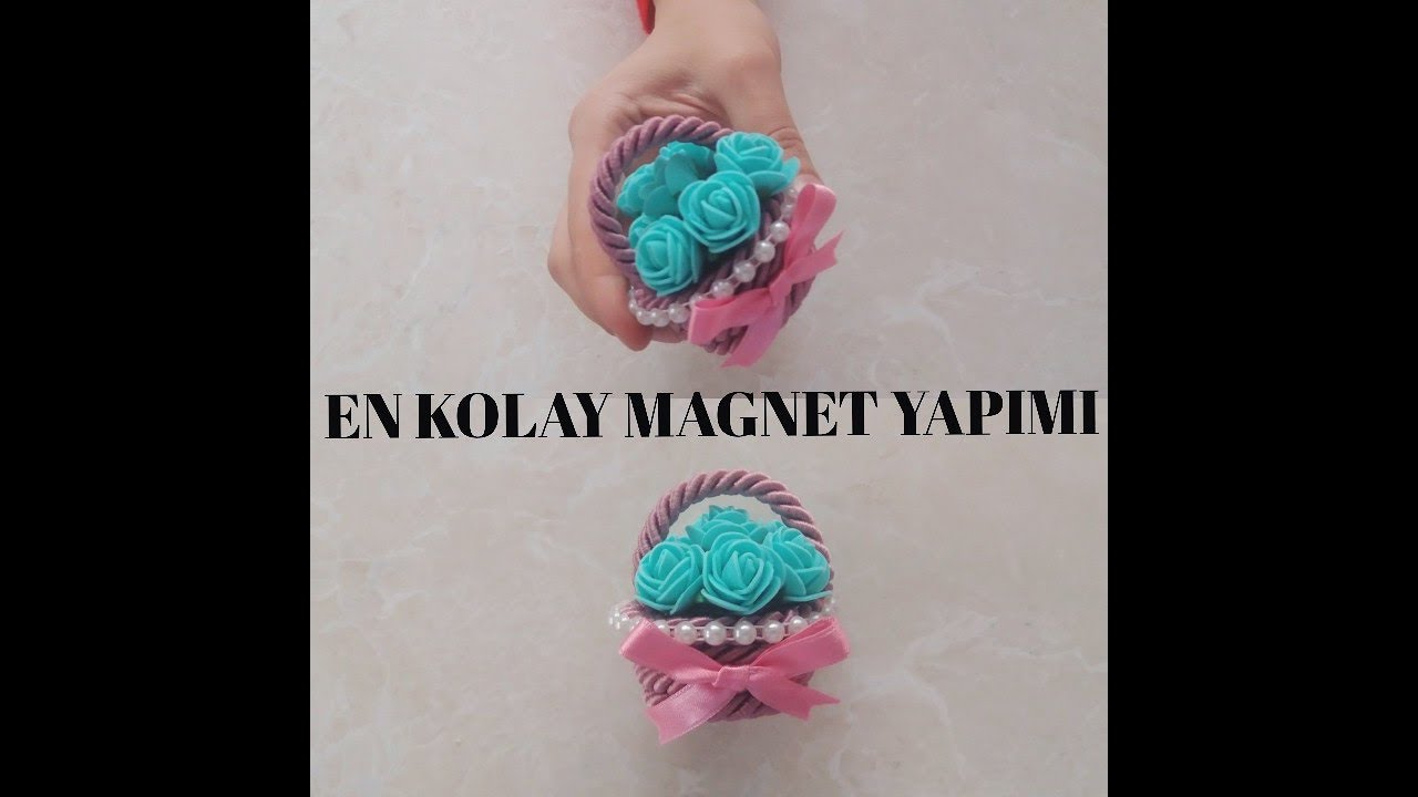 Magnet Yapımı | Nikah Şekeri Nasıl Yapılır? | Söz - Nişan  Hediyelik Magnet | DIY Wedding Favors
