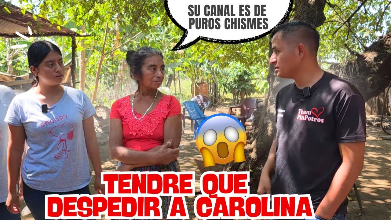 la abuela de Carolina nos pelo la cara😱 NO QUIERE QUE ELLA TRABAJE EN EL CANAL😡 se tendra que ir😨😨