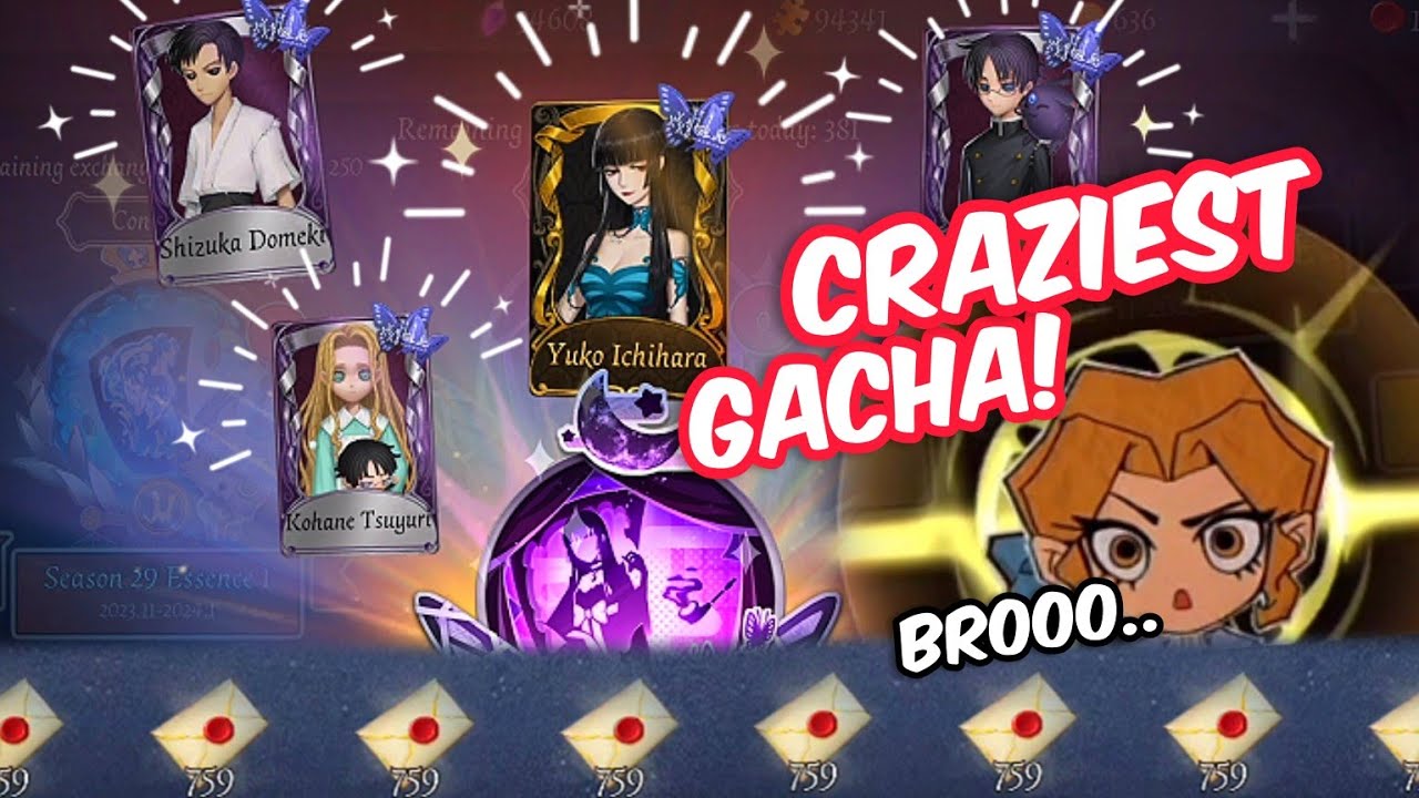 CRAZIEST GACHA ESSENCE xxxHOLIC 🤯🤯 can I get every skin A & S Skin Geisha Yuko? Identity V Crossover