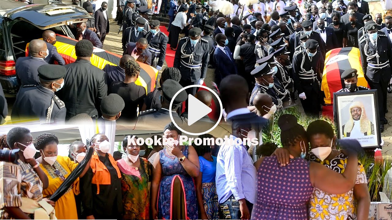 Tears as The Late Rt. Hon. Jacob Oulanyah's Body arrives at his Ancestral Home in Muyenga