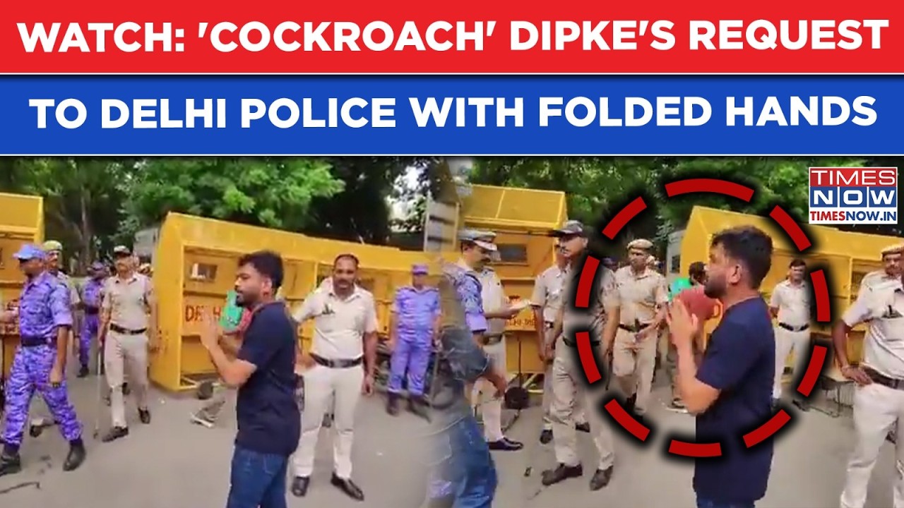 'Cockroach' Dipke Requests Delhi Police As CJP Protests At Jantar Mantar Amid NEET Re-Exam