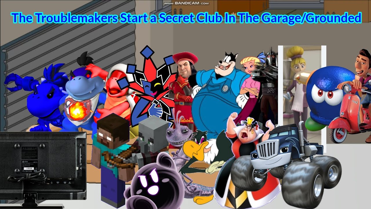 The Troublemakers Start a Secret Club In The Garage/Grounded