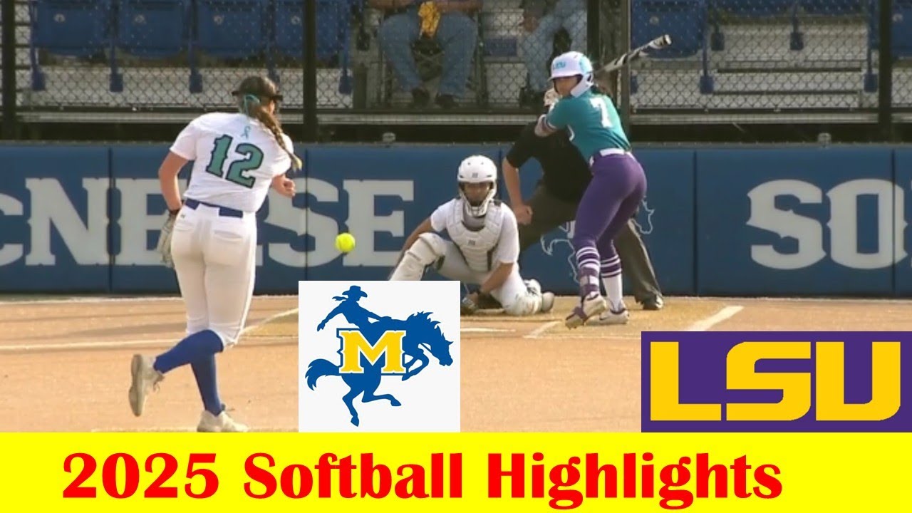 #7 LSU vs McNeese Softball Game Highlights 4 1 2025
