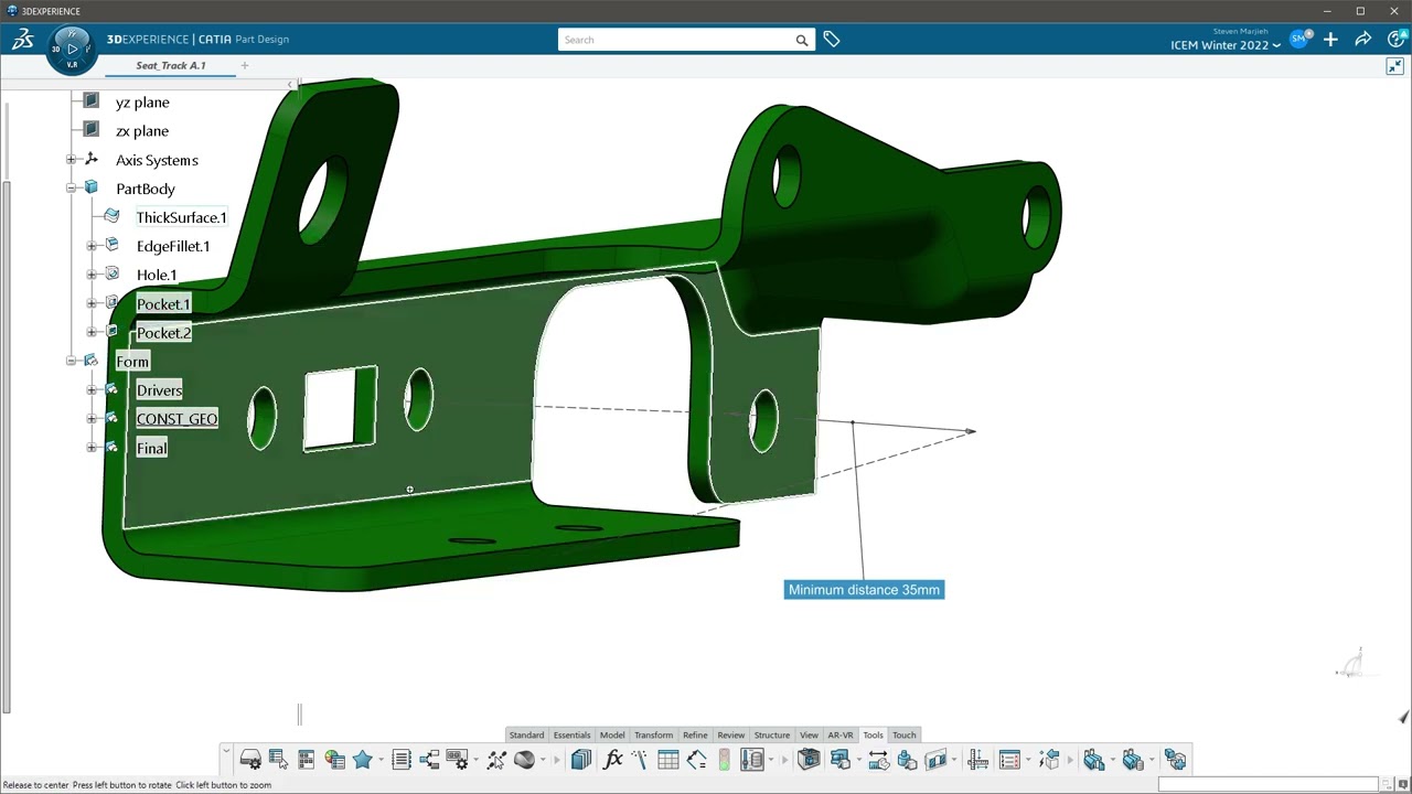 CATIA 3DEXPERIENCE 2021: Measure Intro